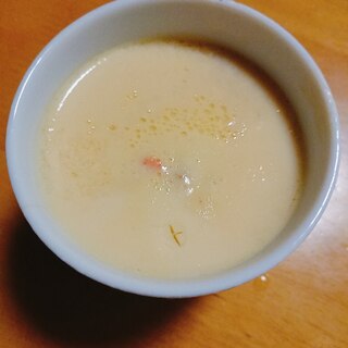 冷凍銀杏とちくわで☆蒸し器を使わない茶わん蒸し